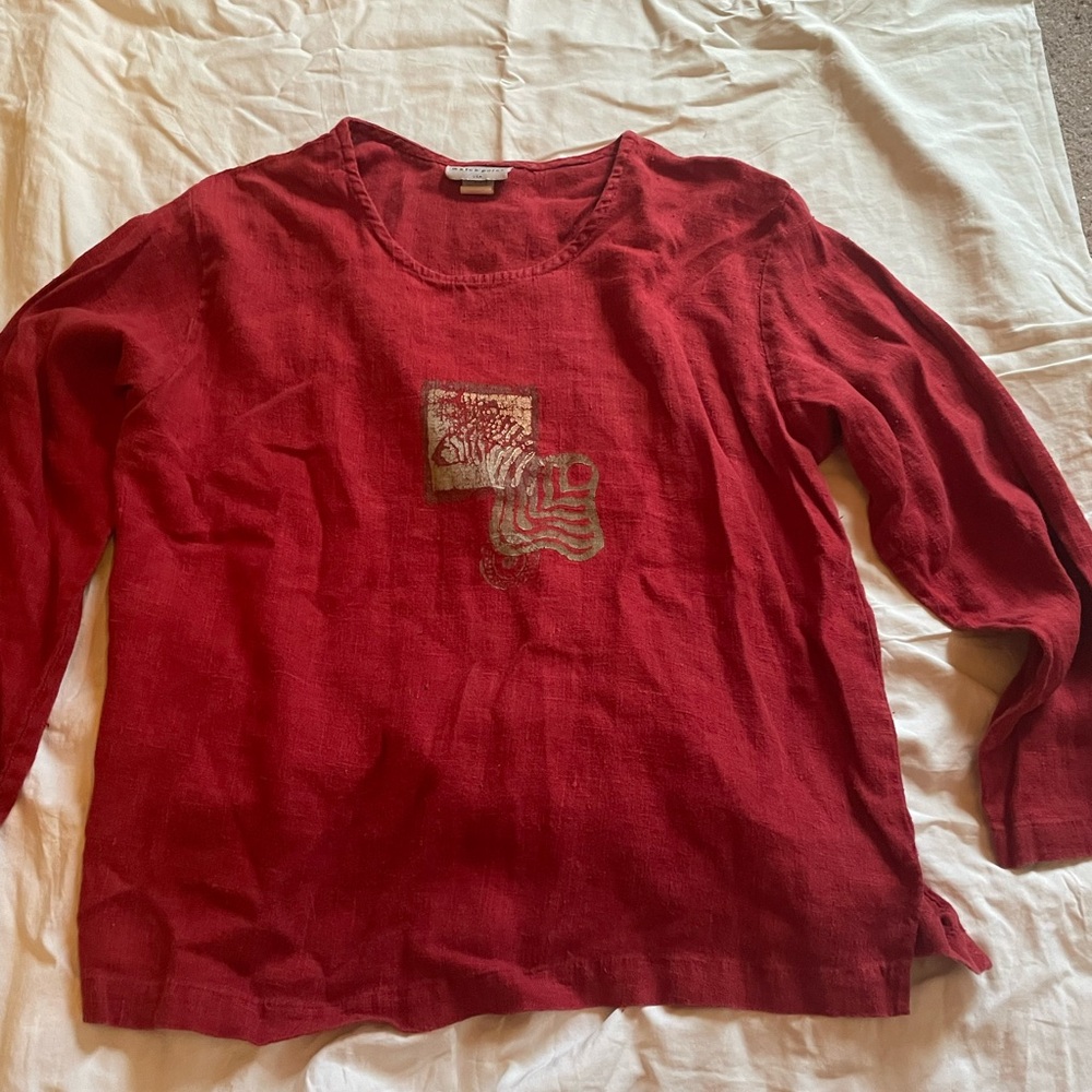 Chic Red Blouse